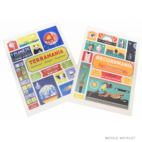 Terramania and Recordmania illustrated books