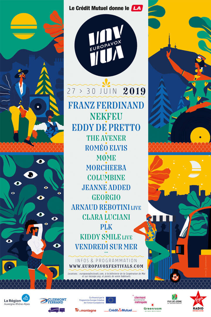 Poster Europavox Festival 2019