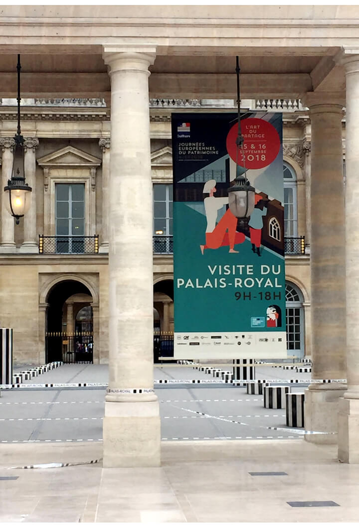 French European Heritage Days display