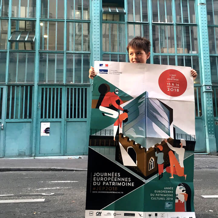 French European Heritage Days 2018 poster