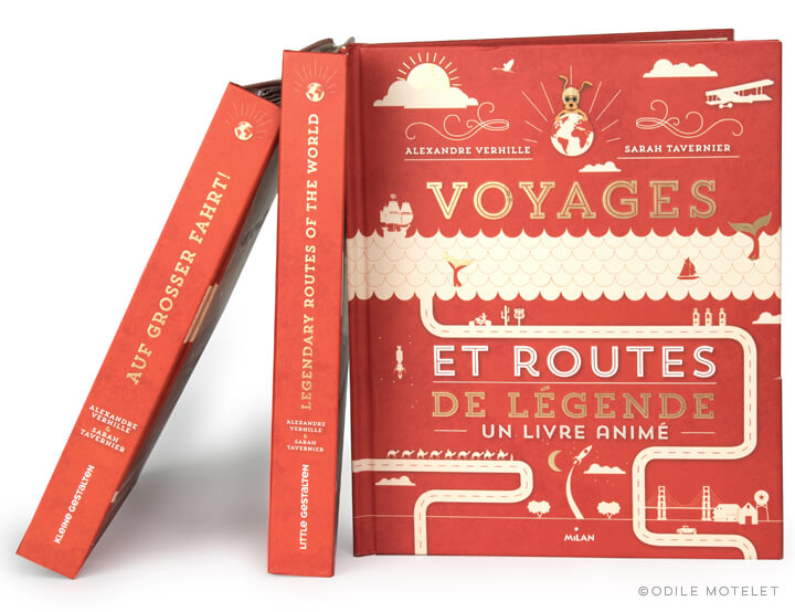 Voyages et Routes de Légende animated pop-up book